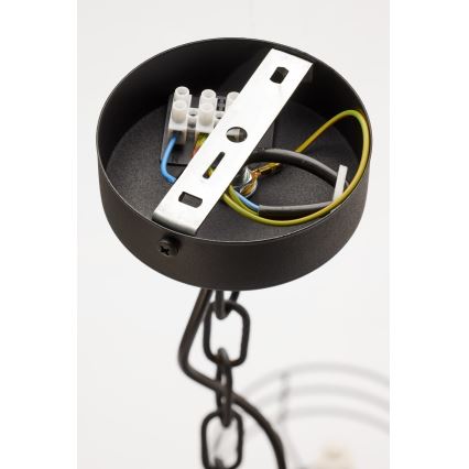 Jupiter 2102 - Lampadario a catena ARTHUR 6xE27/15W/230V blu/nero