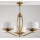 Jupiter 2109 - Lampadario a stelo KASZMIR 3xE27/15W/230V bianco/dorato/effetto marmo