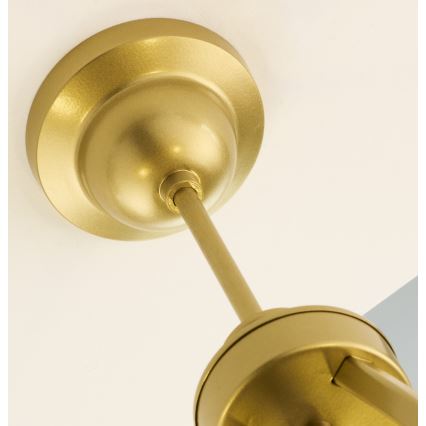 Jupiter 2110 - Lampadario su asta KASZMIR 5xE27/15W/230V bianco/oro/effetto marmo