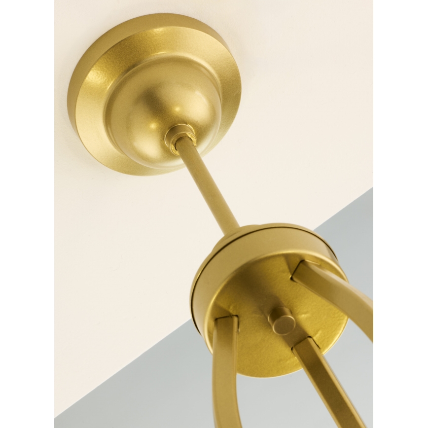 Jupiter 2113 - Lampadario a stelo KASZMIR 3xE27/15W/230V blu/oro