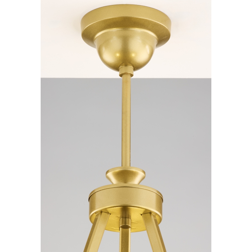 Jupiter 2113 - Lampadario a stelo KASZMIR 3xE27/15W/230V blu/oro