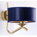 Jupiter 2115 - Lampada da parete KASZMIR 1xE27/15W/230V blu/oro