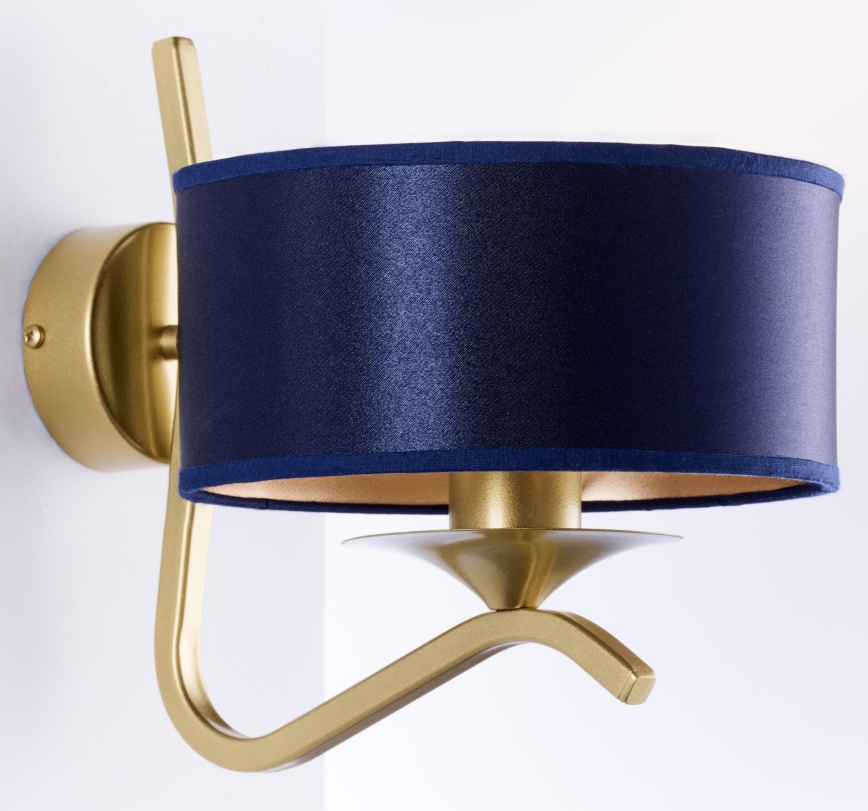 Jupiter 2115 - Lampada da parete KASZMIR 1xE27/15W/230V blu/oro