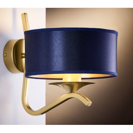 Jupiter 2115 - Lampada da parete KASZMIR 1xE27/15W/230V blu/oro