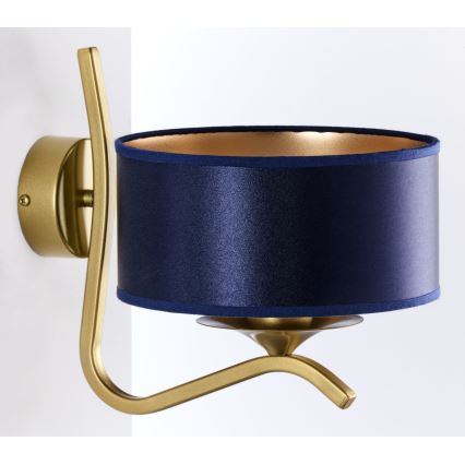 Jupiter 2115 - Lampada da parete KASZMIR 1xE27/15W/230V blu/oro