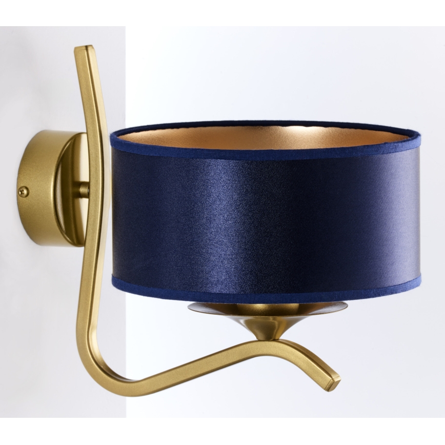 Jupiter 2115 - Lampada da parete KASZMIR 1xE27/15W/230V blu/oro