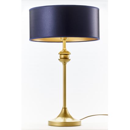 Jupiter 2116 - Lampada da tavolo KASZMIR 1xE27/15W/230V blu/oro