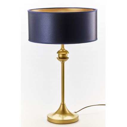 Jupiter 2116 - Lampada da tavolo KASZMIR 1xE27/15W/230V blu/oro