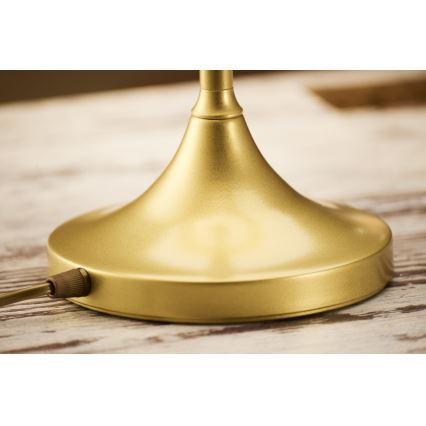 Jupiter 2116 - Lampada da tavolo KASZMIR 1xE27/15W/230V blu/oro