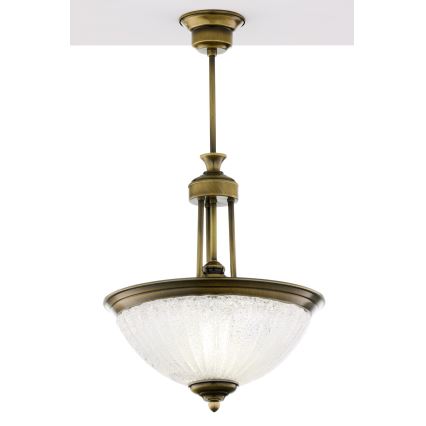 Jupiter 2134 - Lampadario a stelo CARMEN 1xE27/15W/230V bronzo/patina