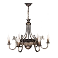Jupiter 224 - KO 6 - Lampadario a sospensione KORONA 6xE14/40W/230V