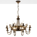 Jupiter 225 - KO 8 - Lampadario a sospensione con catena KORONA 8xE14/40W/230V