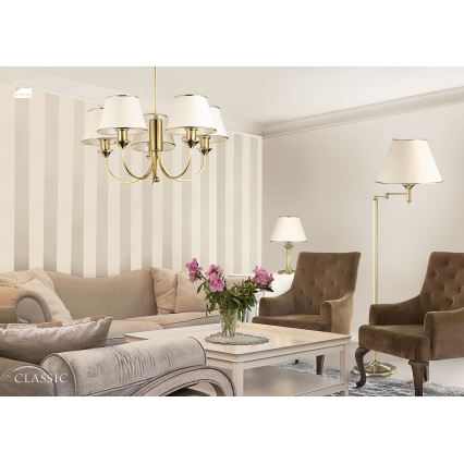 Jupiter 286 - CL 5 - Lampadario a stelo CLASSIC 5xE27/60W/230V