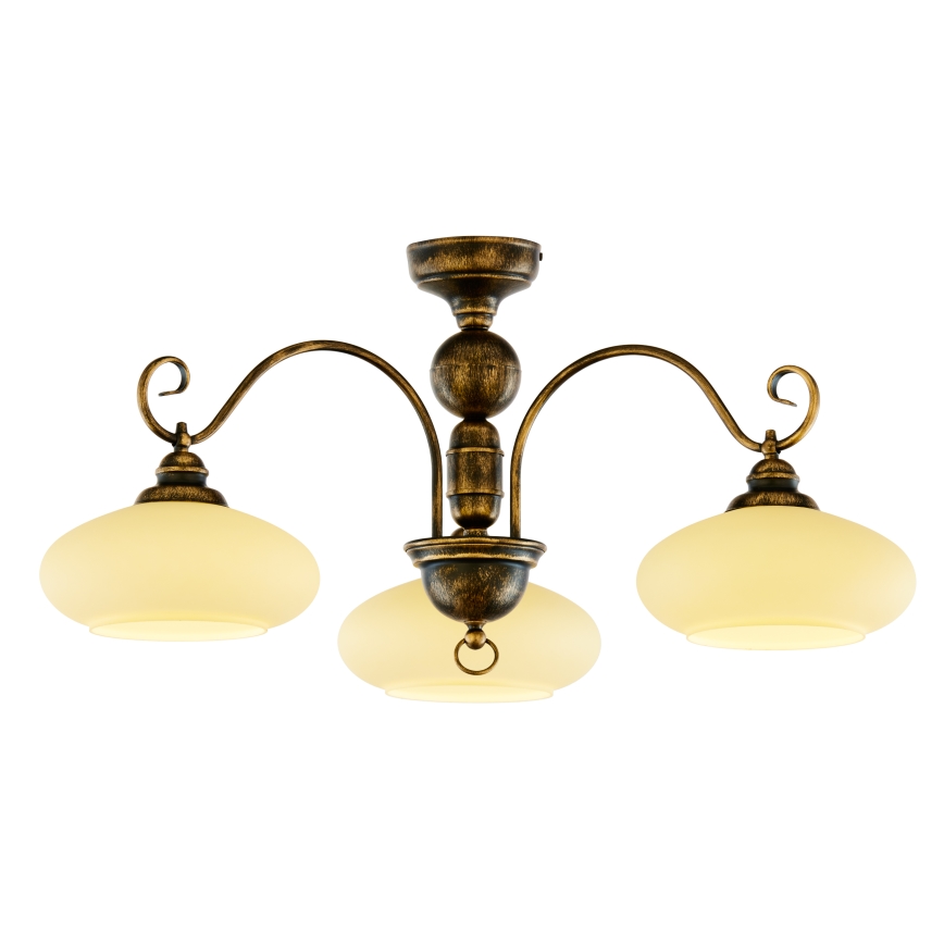 Jupiter 397 - BO-3 PL - Lampadario fisso BOLERO 3xE27/60W
