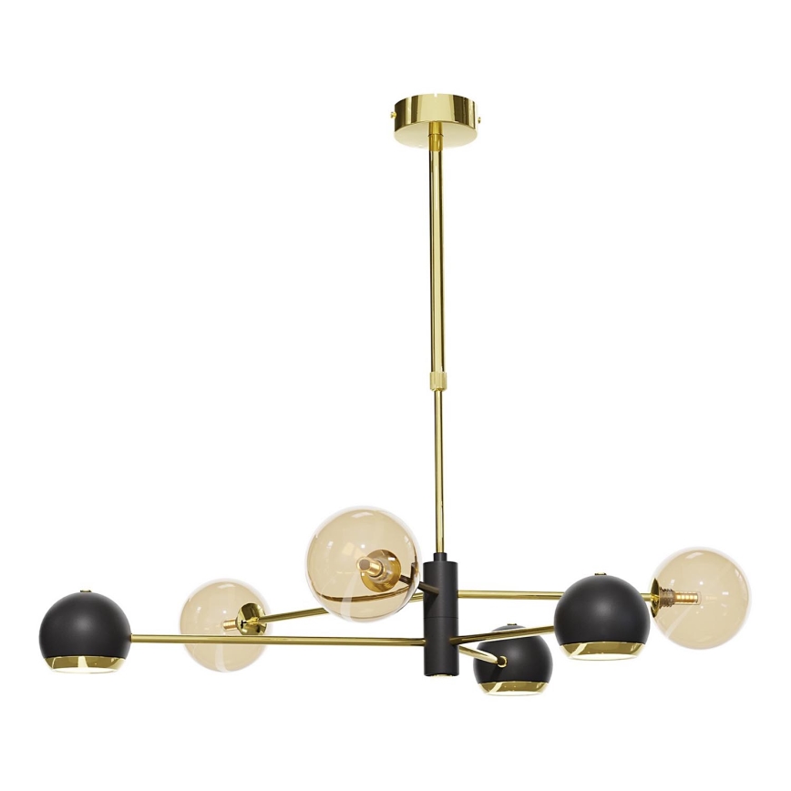 Jupiter - Vetro di ricambio per lampadario MOKA G9 Ø 12 cm beige fumé