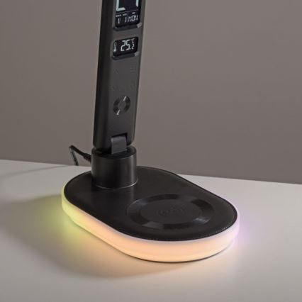 JUST LIGHT. 11018-18 - LED RGBW LED Lampada da tavolo touch dimmerabile con ricarica wireless TINA LED/4W/230V