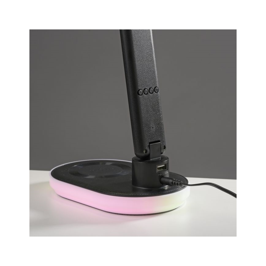 JUST LIGHT. 11018-18 - LED RGBW LED Lampada da tavolo touch dimmerabile con ricarica wireless TINA LED/4W/230V