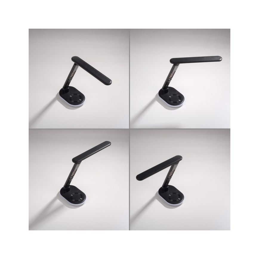 JUST LIGHT. 11018-18 - LED RGBW LED Lampada da tavolo touch dimmerabile con ricarica wireless TINA LED/4W/230V