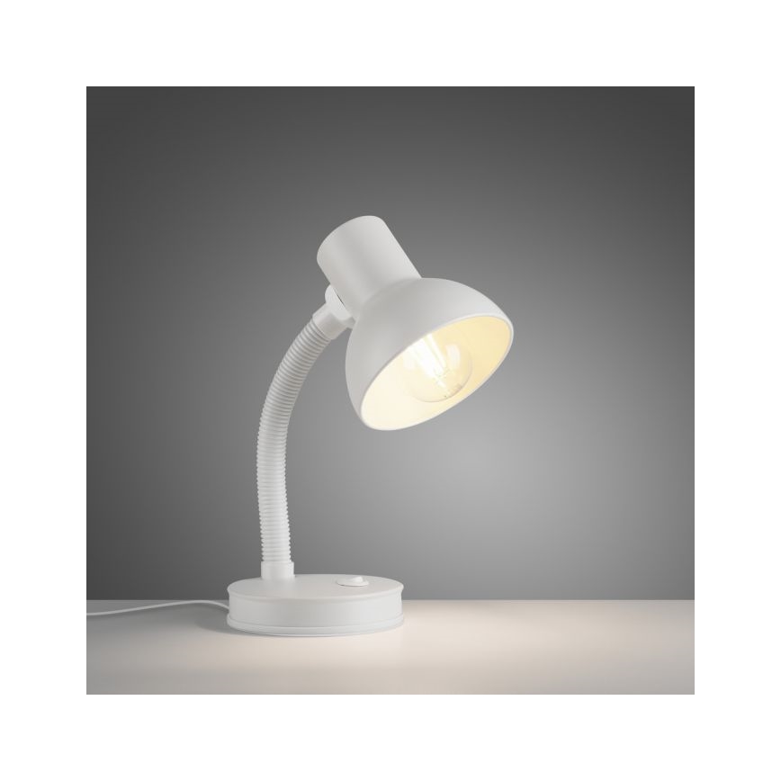 JUST LIGHT. 11080-16 - Lampada da tavolo flessibile FLEXI 1xE27/25W/230V bianca