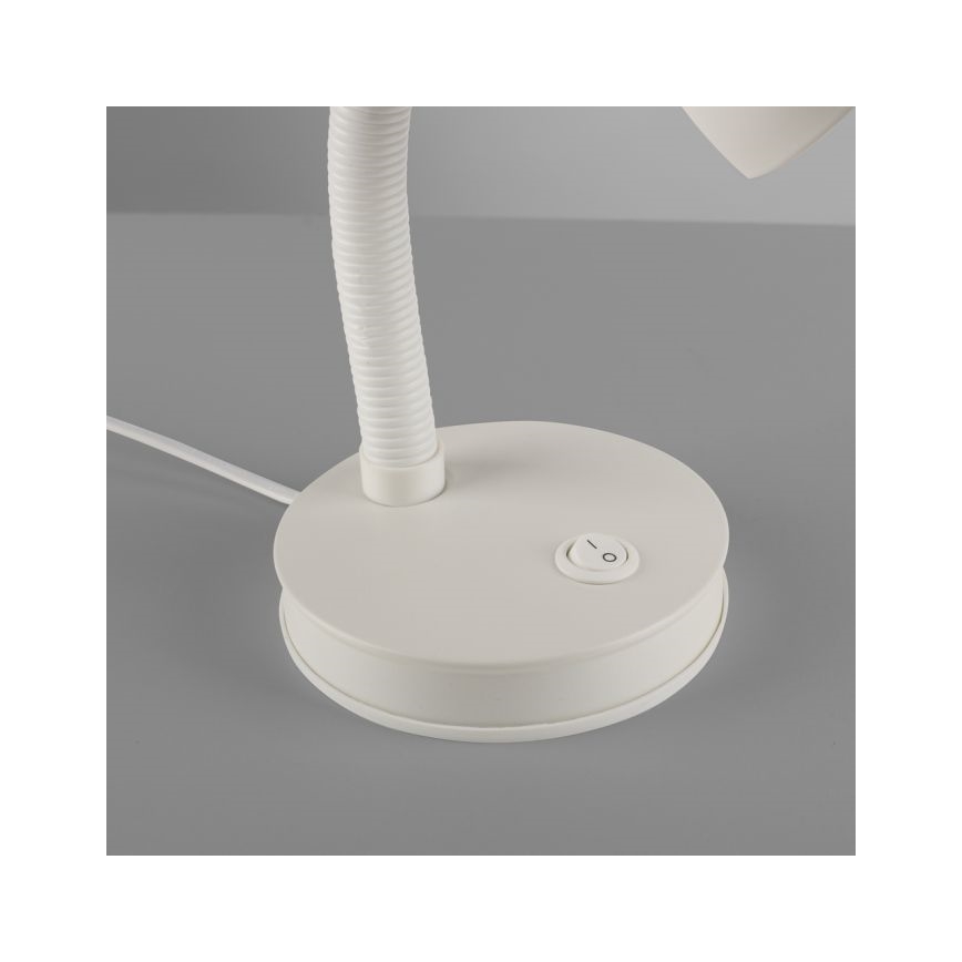 JUST LIGHT. 11080-16 - Lampada da tavolo flessibile FLEXI 1xE27/25W/230V bianca