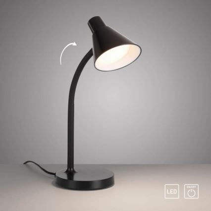 JUST LIGHT. 11248-18 - Lampada da tavolo LED flessibile PIXIE LED/4,5W/230V nera