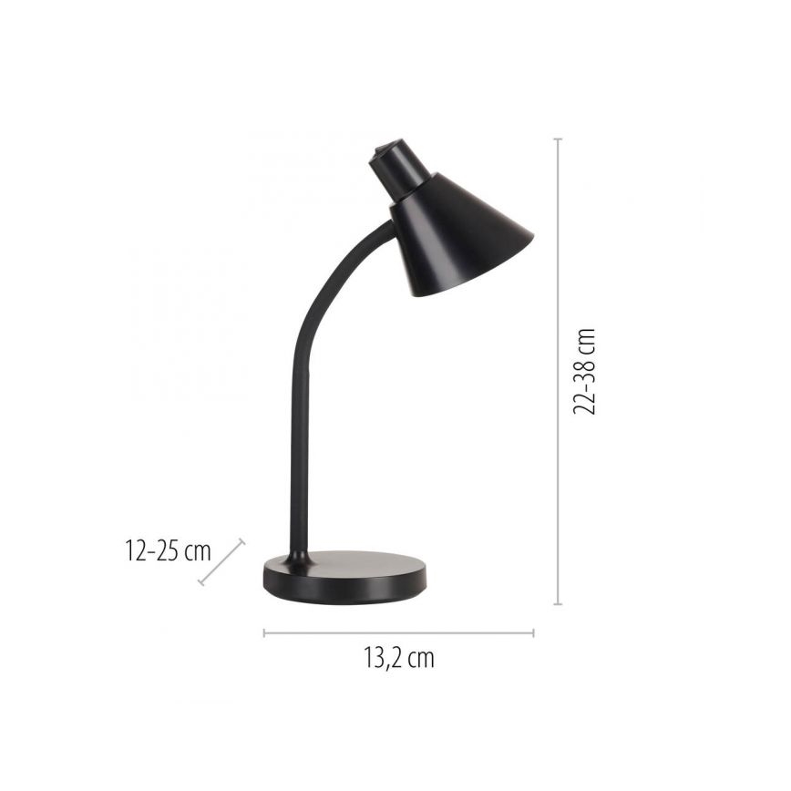 JUST LIGHT. 11248-18 - Lampada da tavolo LED flessibile PIXIE LED/4,5W/230V nera