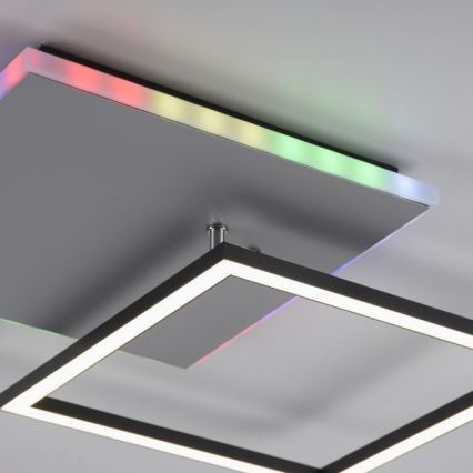 JUST LIGHT. 11327-95 - Plafoniera LED RGBW dimmerabile RENDA LED/31W/230V 2700-5000K + telecomando