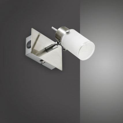 JUST LIGHT. 11931-55 - Luce Spot da parete a LED MAX 1xGU10/4W/230V cromo opaco