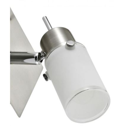 JUST LIGHT. 11931-55 - Luce Spot da parete a LED MAX 1xGU10/4W/230V cromo opaco
