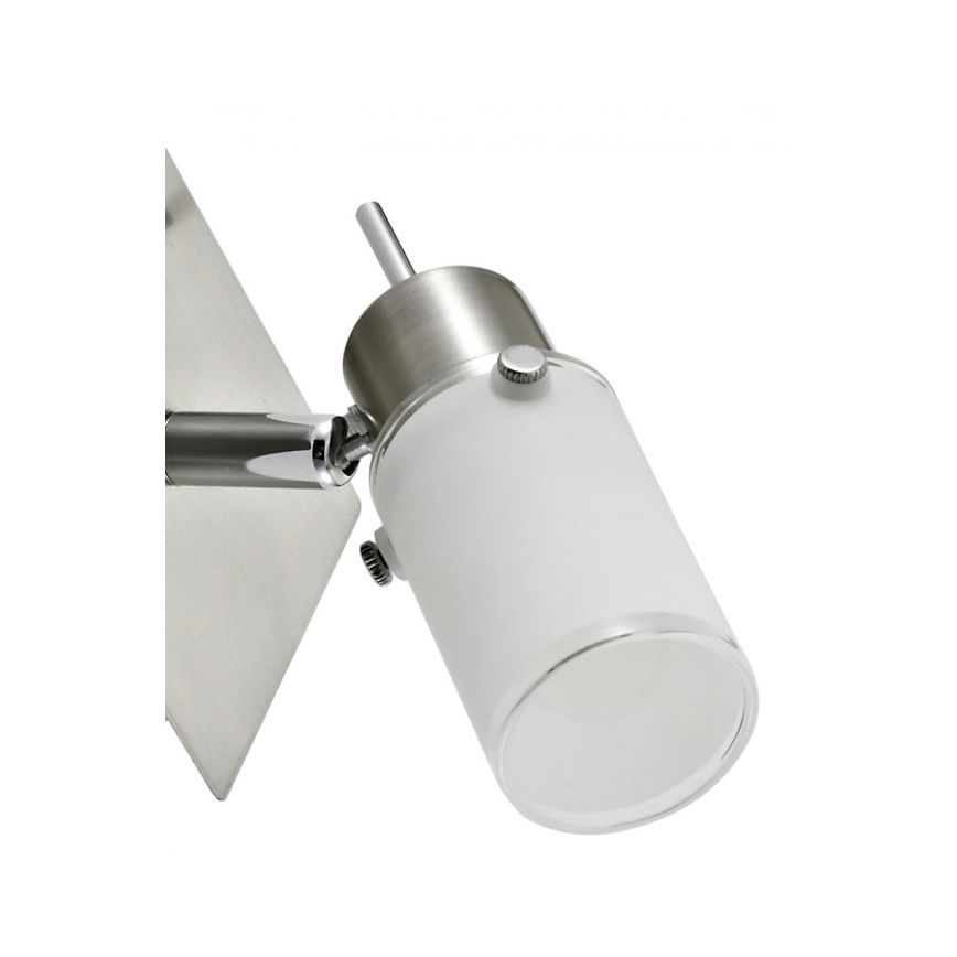 JUST LIGHT. 11931-55 - Luce Spot da parete a LED MAX 1xGU10/4W/230V cromo opaco