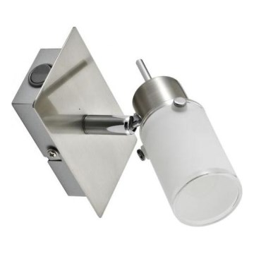 JUST LIGHT. 11931-55 - Luce Spot da parete a LED MAX 1xGU10/4W/230V cromo opaco