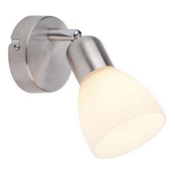 JUST LIGHT. 11951-55 - Faretto da parete KARO 1xE14/40W/230V cromo opaco
