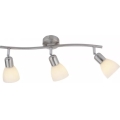 JUST LIGHT. 11953-55 - Faretto KARO 3xE14/40W/230V cromo opaco