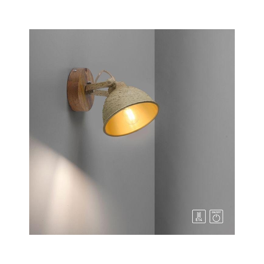 JUST LIGHT. 11981-39 - Faretto da parete SAMIA 1xE14/40W/230V