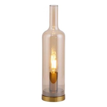 JUST LIGHT. 14006-27 - Lampada da tavolo BOTTLE 1xE14/25W/230V beige/fumé