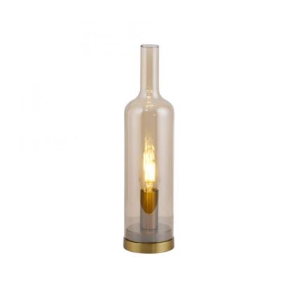 JUST LIGHT. 14006-27 - Lampada da tavolo BOTTLE 1xE14/25W/230V beige/fumé