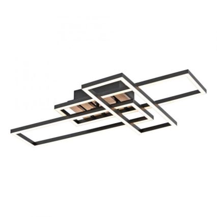 JUST LIGHT. 14051-79 - Plafoniera LED AKUSTIKA LED/20,5W/230V rovere/nero