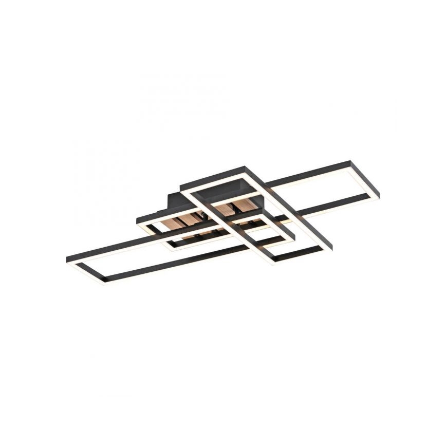 JUST LIGHT. 14051-79 - Plafoniera LED AKUSTIKA LED/20,5W/230V rovere/nero