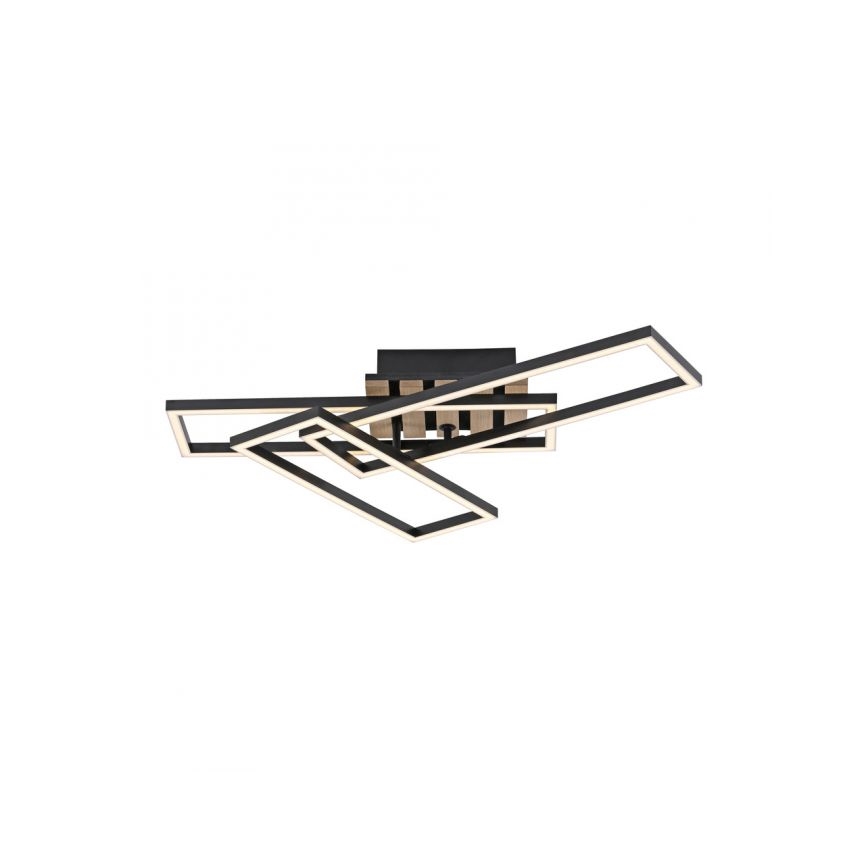 JUST LIGHT. 14051-79 - Plafoniera LED AKUSTIKA LED/20,5W/230V rovere/nero