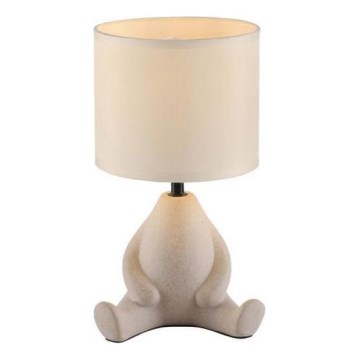 JUST LIGHT. 14190-39 - Lampada da tavolo TED 1xE27/25W/230V beige