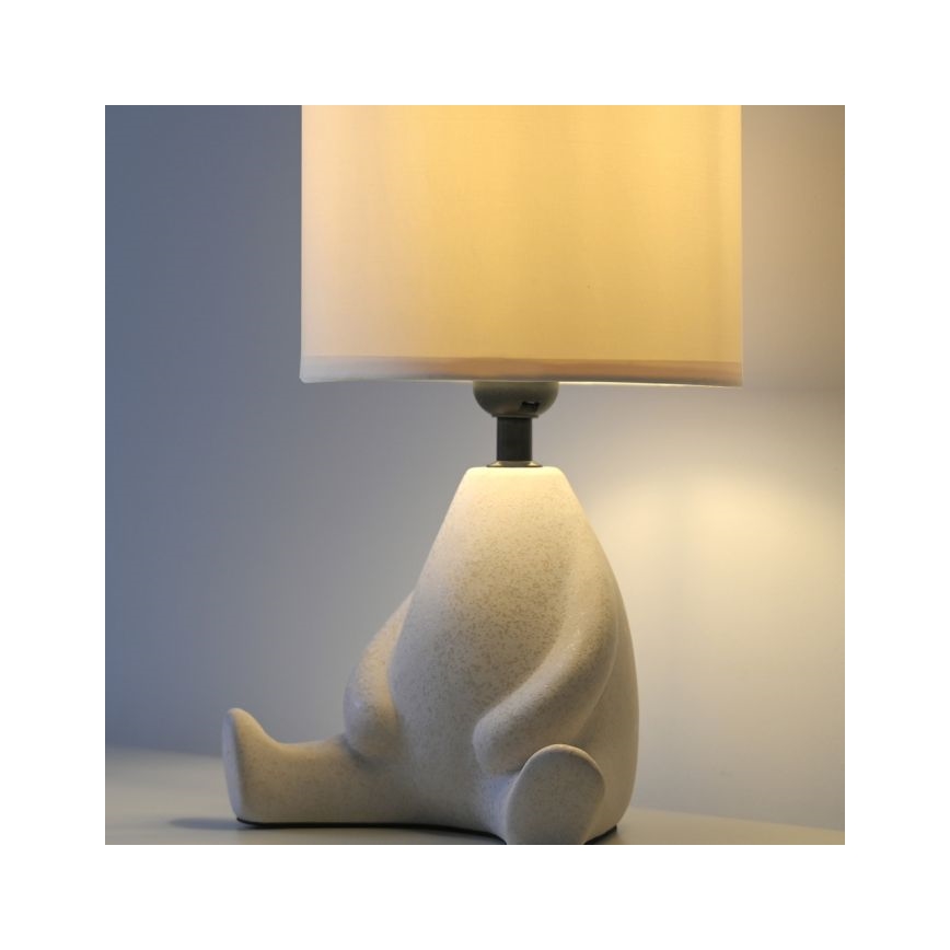 JUST LIGHT. 14190-39 - Lampada da tavolo TED 1xE27/25W/230V beige
