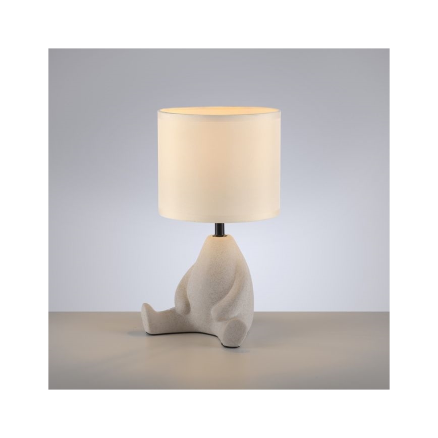 JUST LIGHT. 14190-39 - Lampada da tavolo TED 1xE27/25W/230V beige