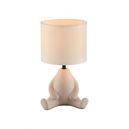 JUST LIGHT. 14190-39 - Lampada da tavolo TED 1xE27/25W/230V beige