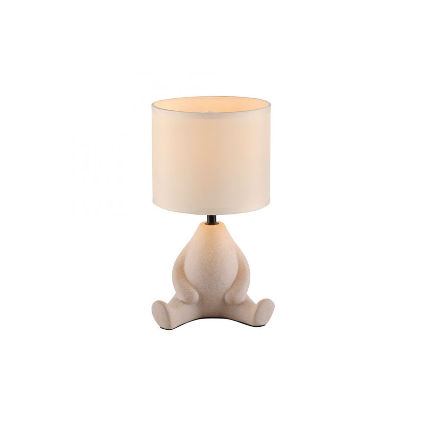 JUST LIGHT. 14190-39 - Lampada da tavolo TED 1xE27/25W/230V beige