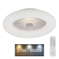 JUST LIGHT. 14383-16 - Plafoniera LED dimmerabile VERTIGO LED/26W/230V 2700-5000K bianco + telecomando