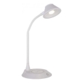 JUST LIGHT. 14414-16 - Lampada da scrivania flessibile dimmerabile con ricarica wireless PUCKI LED/4,5 W/230 V bianco