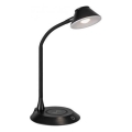 JUST LIGHT. 14414-18 - Lampada da tavolo dimmerabile flessibile a contatto con ricarica senza fili PUCKI LED/4,5W/230V nera