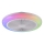 JUST LIGHT. 14623-16 - Ventilatore da soffitto LED RGBW dimmerabile con luce BRENDA LED/22W/230V 3000-6000K Ø 46 cm bianco + telecomando
