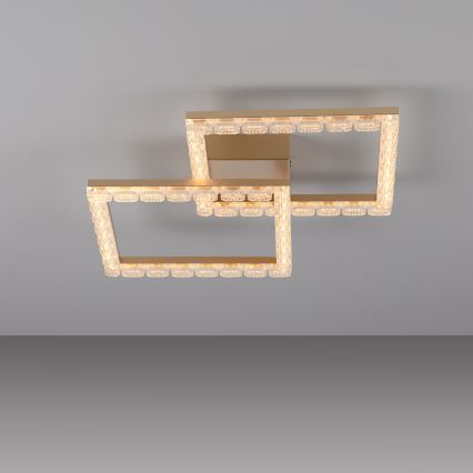 JUST LIGHT. 14732-60 - Plafoniera LED GLITRA LED/17,5W/230V 37,6x37,6 cm oro