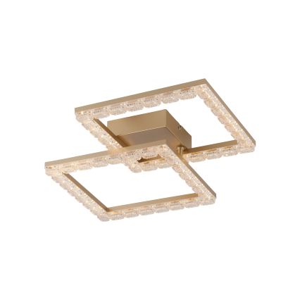 JUST LIGHT. 14732-60 - Plafoniera LED GLITRA LED/17,5W/230V 37,6x37,6 cm oro